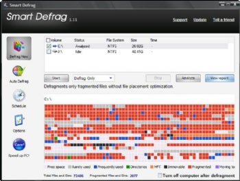 Disk defrag