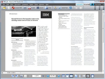 Free Nuance PDF Reader Displays and Converts PDFs