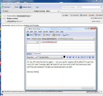 mozilla thunderbird mail tweak